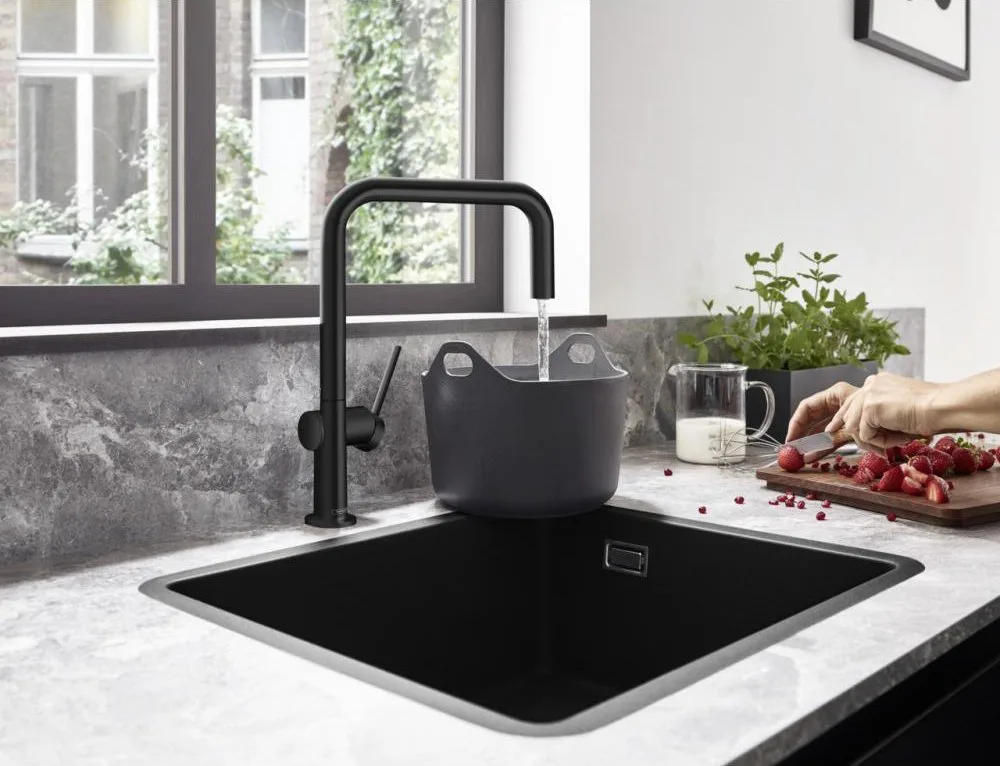 Смеситель для кухни Hansgrohe Talis M54 72806670 матовый черный Sancos — официальный сайт