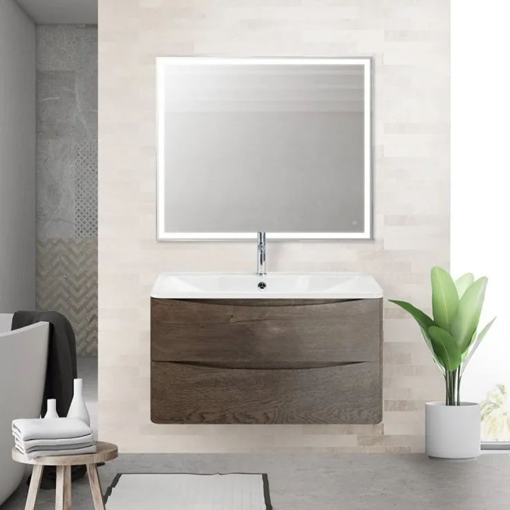 Тумба под раковину без столешницы BelBagno Acqua 90 подвесная, robere nature grigio Sancos — официальный сайт
