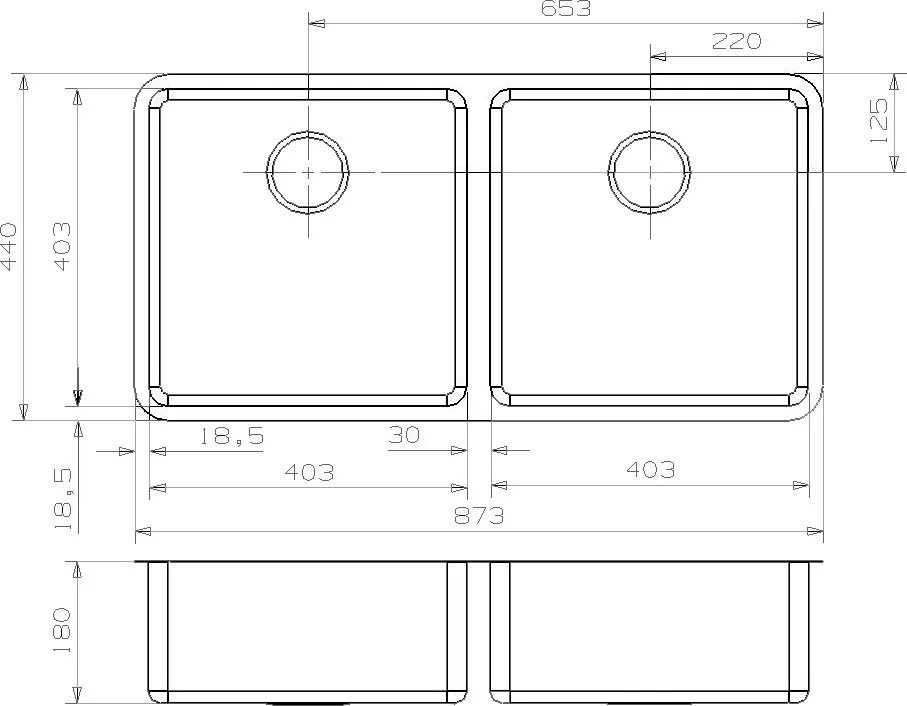 Мойка кухонная Reginox Ohio + LUX 3,5" 40x40 40x40 Sancos — официальный сайт