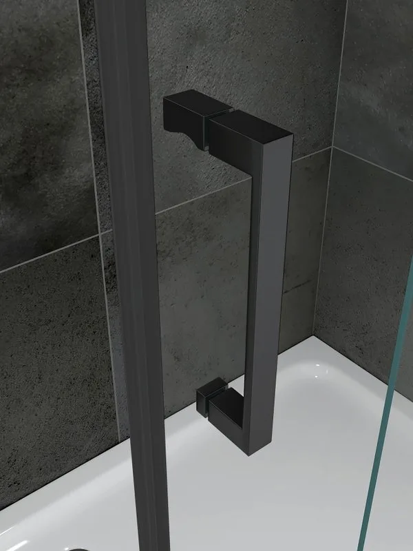 Душевой уголок Abber Komfort AG93120B-S92B 120х90 см, профиль черный, стекло прозрачное Sancos — официальный сайт