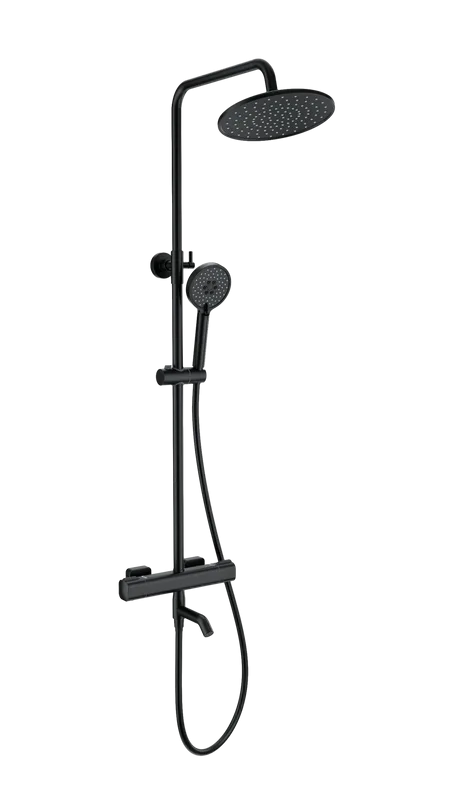 Душевая стойка Wonzon & Woghand STAY 1 WW-B3051-A1-MB, матовая черная Sancos — официальный сайт