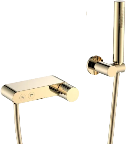 Смеситель для ванны с душем Boheme Stick 123-GG, gold diamond gold Sancos — официальный сайт