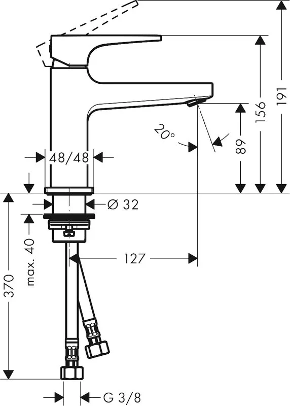 Смеситель для раковины Hansgrohe Metropol 32500340 с донным клапаном Push-Open Sancos — официальный сайт