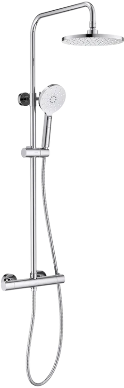 Душевая стойка AQUATEK Европа AQ2343CR, с термостатом, хром Sancos — официальный сайт