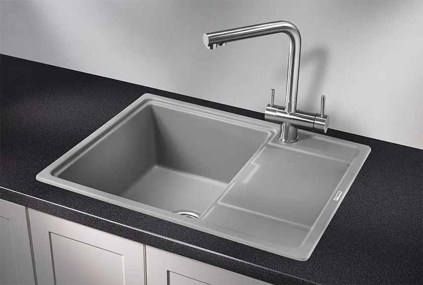 Мойка кухонная Granula 6503, алюминиум Sancos — официальный сайт