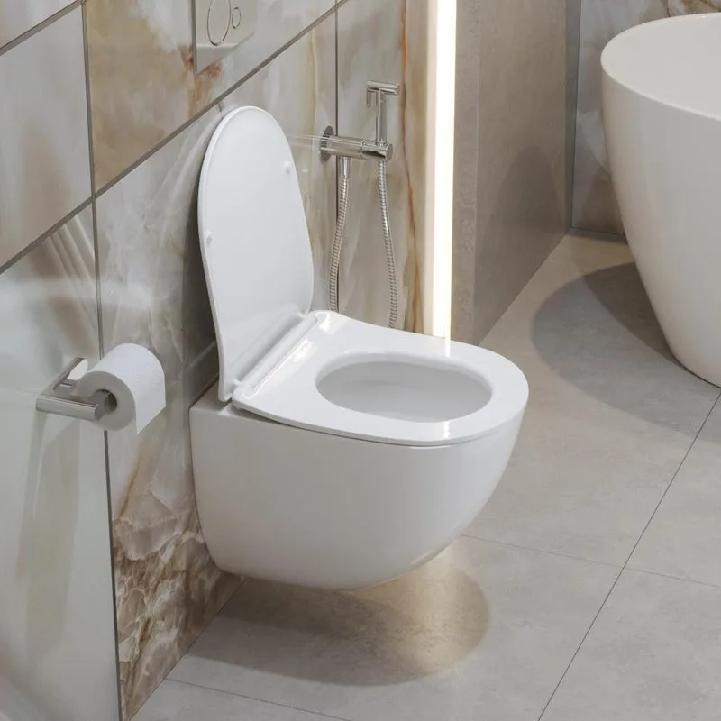 Унитаз подвесной BelBagno Amanda BB051CH-TOR-FC BB2034SC с микролифтом, безободковый, белый Sancos — официальный сайт