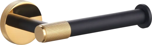 Держатель туалетной бумаги Wonzon & Woghand WW-9216 черный, золото