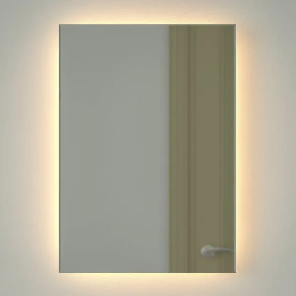 Зеркало Defesto Glow DF 2514 50х70 с LED-подсветкой, 3000 K, без выключателя