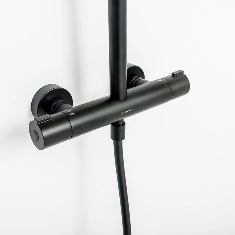 Душевая стойка Clever Up! Urban 61003, черный Sancos — официальный сайт