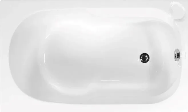 Акриловая ванна Vagnerplast Nike VPBA127NIK2E-04 без опоры 120x70 см, встраиваемая, ультрабелая Sancos — официальный сайт