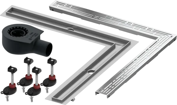 Душевой трап (лоток) TECE Drainline TECEdrainline 6 112 00 угловой 120х120 см комплект Sancos — Оригинал