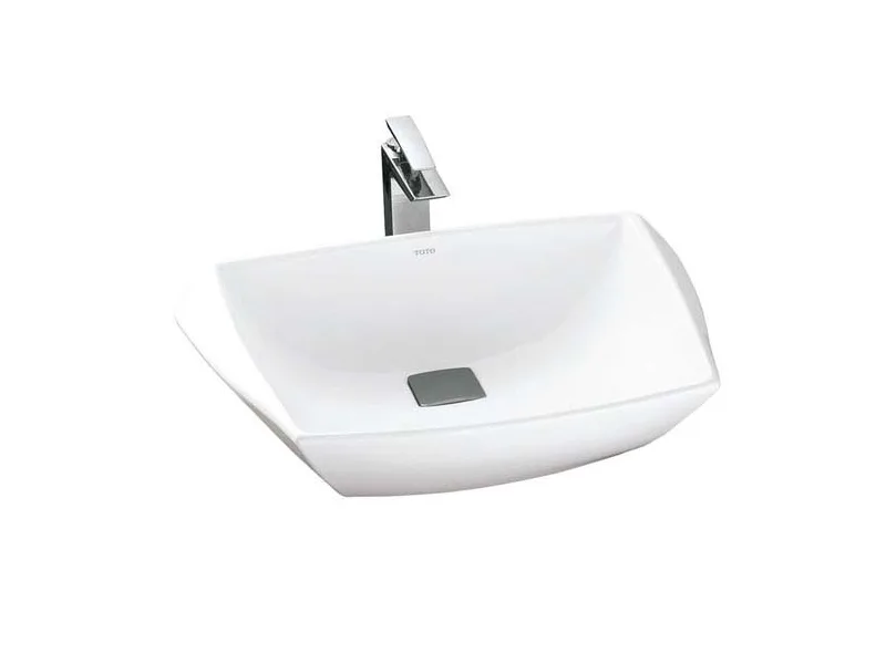 Накладная раковина Toto JEWELHEX LW681B 77 см, белая Sancos — официальный сайт