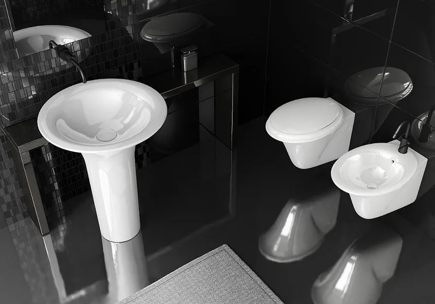 Унитаз подвесной Hatria Sculture YXKN01 с микролифтом Sancos — официальный сайт