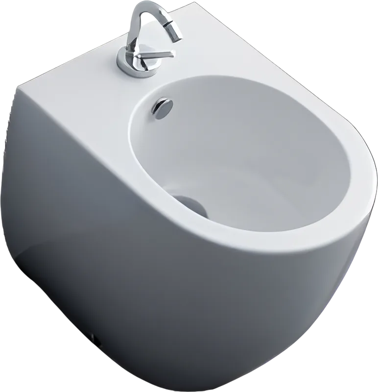Биде напольное Kerasan Flo 312101 укороченное Sancos — официальный сайт