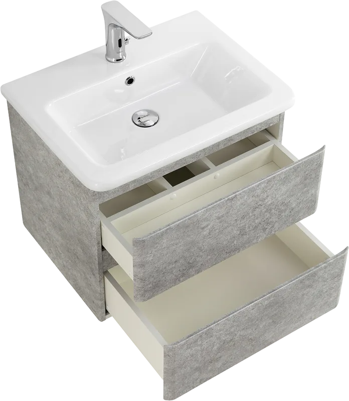 Тумба под раковину без столешницы BelBagno Albano-Cer 50 подвесная, cemento verona grigio Sancos — официальный сайт