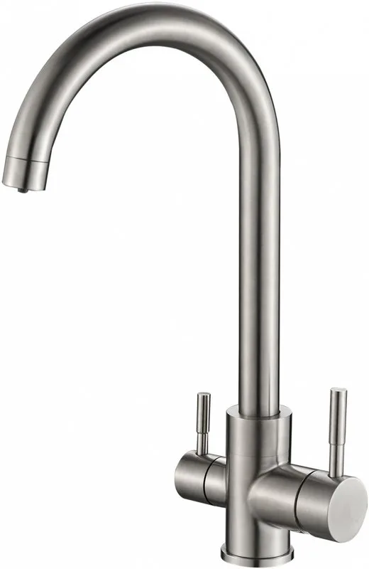 Смеситель для кухни Steel Hammer SH 713 INOX Sancos — официальный сайт