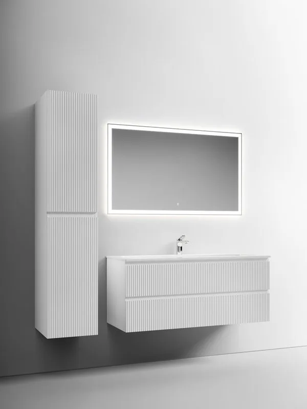 Тумба с раковиной Sancos Snob T 120 см, bianco, раковина CN7017 Sancos — официальный сайт