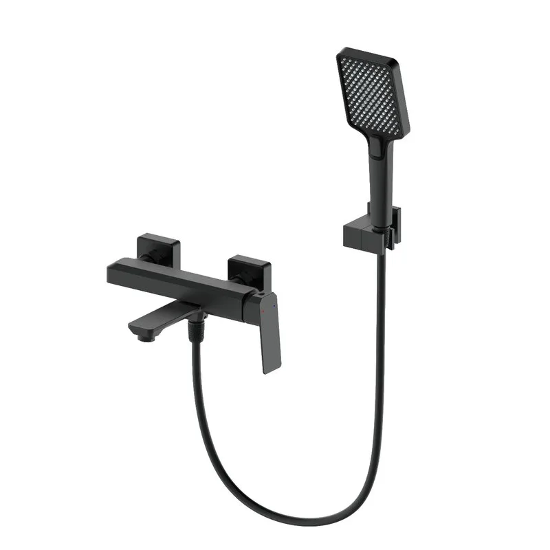 Смеситель для ванны с душем Wonzon & Woghand WW-88639011-MB, матовый черный Sancos — официальный сайт