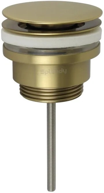 Донный клапан для раковины Splendy AA3071ORMGM, брашированное золото Sancos — официальный сайт