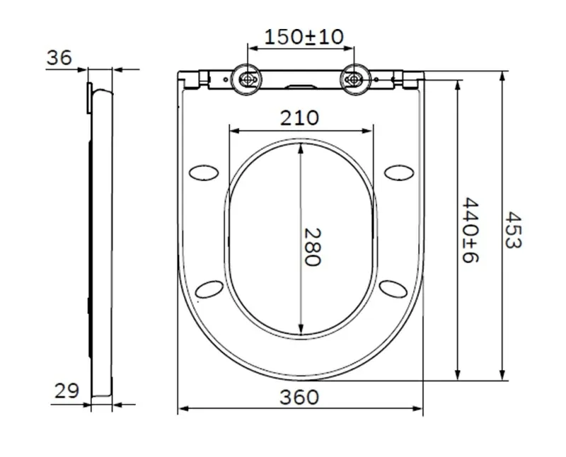 Крышка-сиденье AM.PM Inspire C507854WH с микролифтом Sancos — официальный сайт