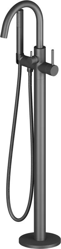 Напольный смеситель для ванны с душем Timo Saona 2310/03Y-CR, черный Sancos — официальный сайт