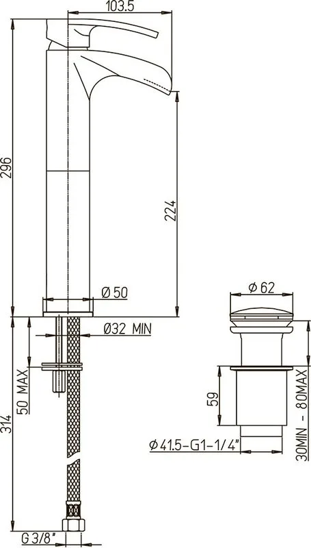 Смеситель для раковины Paini Ovo 86CR211LLWFSSSRKM Sancos — официальный сайт