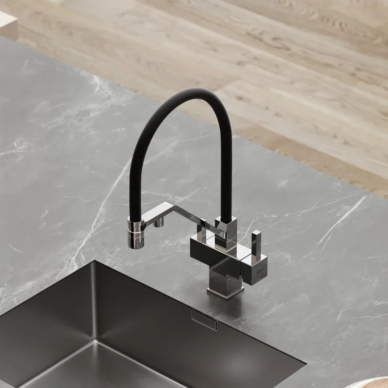 Смеситель для кухни Sancos Loro SC4007CH с гибким изливом, хром Sancos — официальный сайт