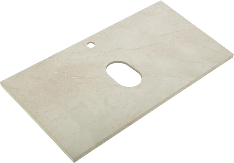 Столешница в ванную под раковину BelBagno KEP-80-MCO marmo crema opaco Sancos — официальный сайт