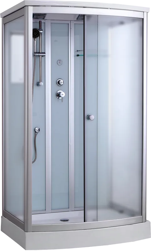Душевая кабина Timo Standart T-6615SF Silver Fabric с низким поддоном, профиль хром Sancos — официальный сайт