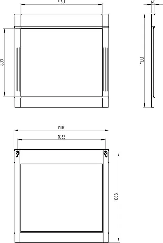 Зеркало Migliore Kantri 112x110 decape sabbia Sancos — официальный сайт