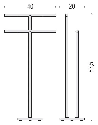 Полотенцедержатель Colombo Design Plus Plus W4938 Sancos — официальный сайт