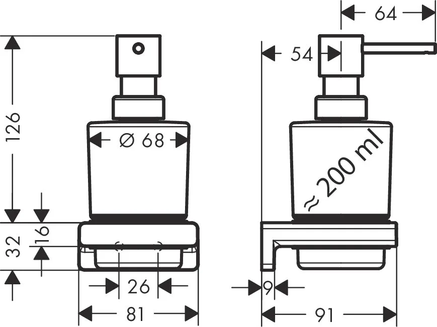 Смеситель для ванны с душем Hansgrohe Vivenis 75420000, + Душевой гарнитур 24170000 + аксессуары для Sancos — официальный сайт