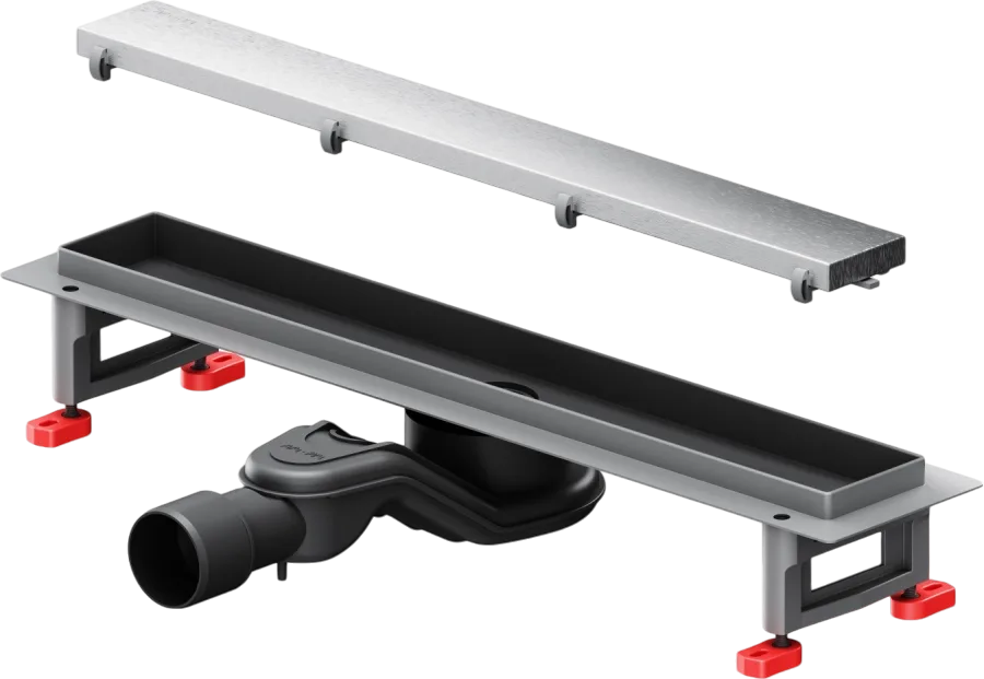 Душевой трап (лоток) AM.PM MasterFlow Tile 50 см, сталь матовая Sancos — официальный сайт