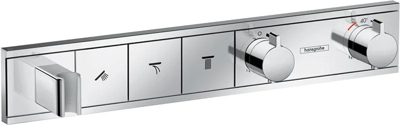 Термостатический смеситель встраиваемый Hansgrohe RainSelect 15356000, для душа Sancos — официальный сайт