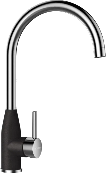Смеситель для кухни Schock Cristalite Kavus оникс Sancos — официальный сайт