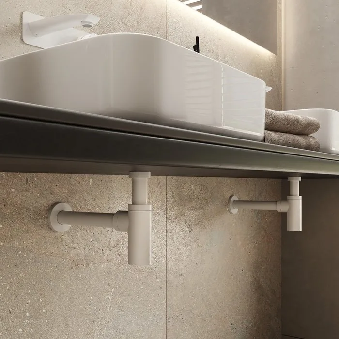 Сифон для раковины IDDIS Optima Home OPTWT00i84, белый матовый Sancos — официальный сайт
