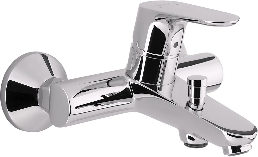 Смеситель для ванны с душем Hansgrohe Focus E2 31940000, + Душевой гарнитур Hansgrohe Crometta 100 M Sancos — официальный сайт