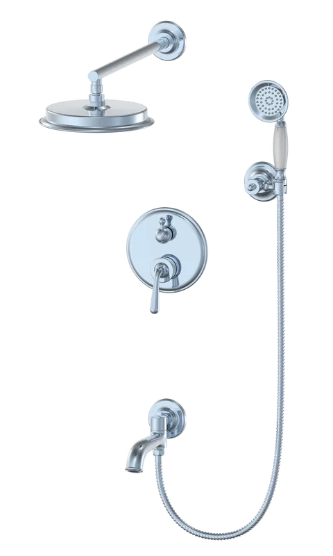 Душевой комплект Wonzon & Woghand WW-88939008-CR, С ВНУТРЕННЕЙ ЧАСТЬЮ, хром Sancos — официальный сайт