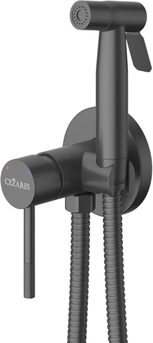Гигиенический душ Cezares Relax RELAX-DIF-NOP С ВНУТРЕННЕЙ ЧАСТЬЮ, матовый черный Sancos — официальный сайт