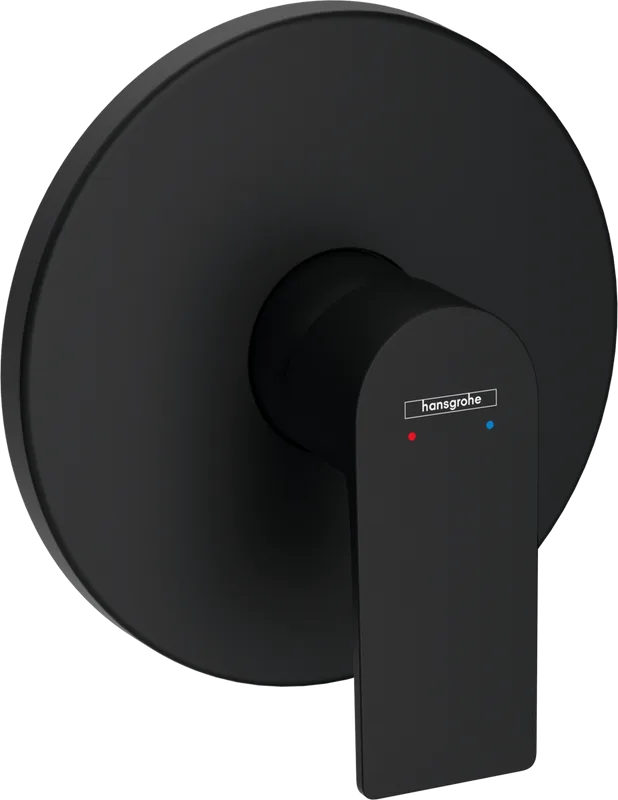 Встраиваемый смеситель Hansgrohe Rebris E 72668670, черный матовый Sancos — официальный сайт
