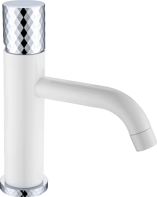 Смеситель для раковины Boheme Stick 121-WCR white diamond chrome Sancos — официальный сайт
