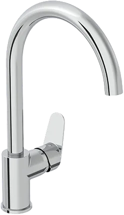 Смеситель для кухни VitrA Flow Round A43407EXP хром Sancos — официальный сайт