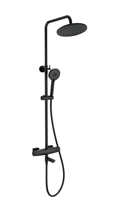 Душевая стойка Wonzon & Woghand NEO WW-B3035-A3-MB, матовая черная Sancos — официальный сайт
