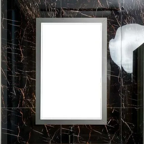 Зеркало Armadi Art Lucido 70x105 глянцевый графит, с подсветкой Sancos — официальный сайт