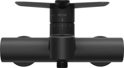 Смеситель для ванны с душем Ravak Puri X070185, черный матовый Sancos — официальный сайт