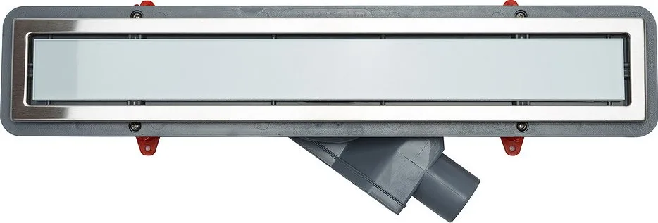 Душевой трап (лоток) Pestan Confluo Premium Line 550, белое стекло/сталь Sancos — официальный сайт
