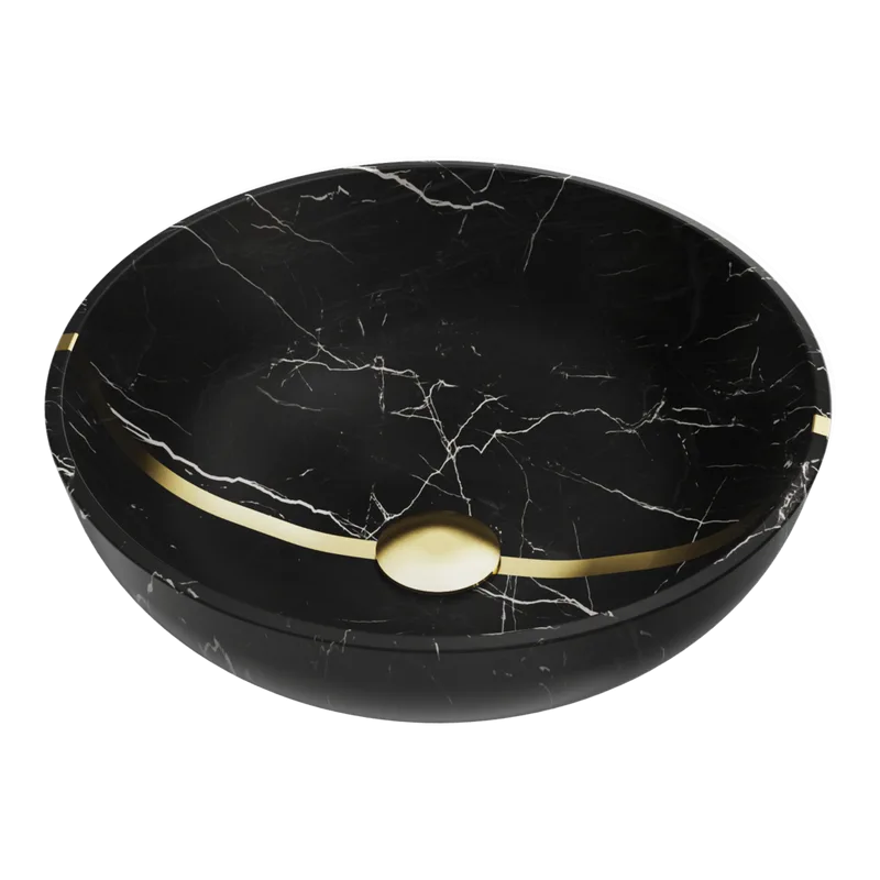 Накладная раковина Omoikiri Hitomi 41 BL Marble Sancos — официальный сайт