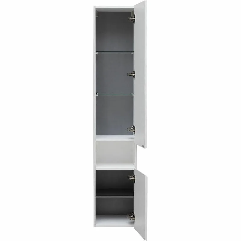 Шкаф-пенал для ванной Allen Brau Infinity 35 R подвесной, белый матовый Sancos — официальный сайт