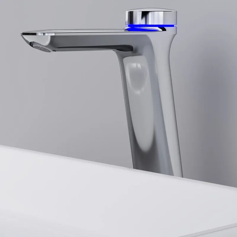 Термостатический смеситель AM.PM Inspire V2.0 F50A92400 TouchReel электронный Sancos — официальный сайт