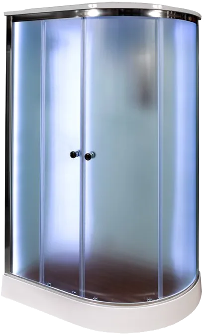 Душевая кабина DTO D102SL 120х80, LED, профиль хром, стекло матовое Sancos — официальный сайт